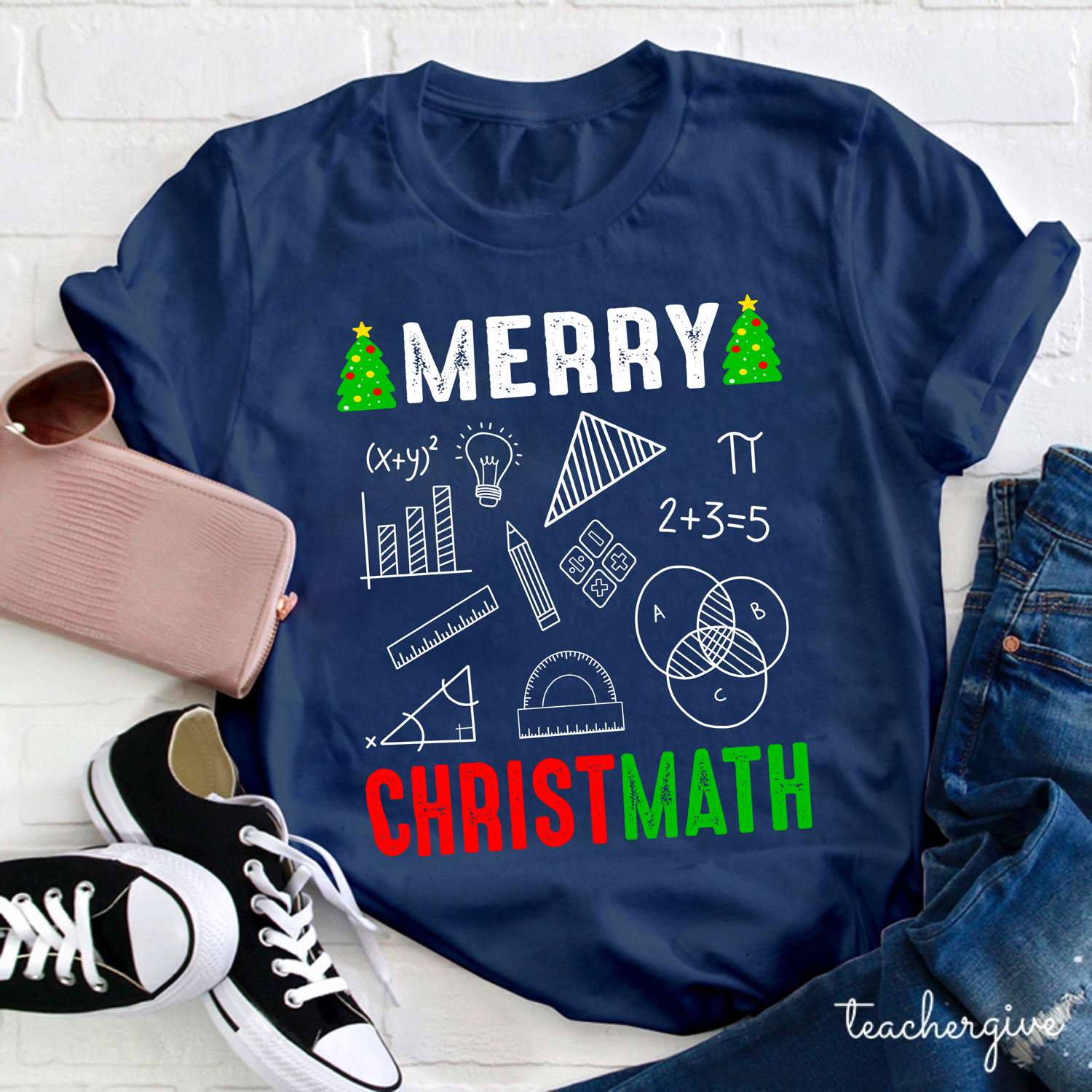 Merry Christmath Math Teacher T-Shirt