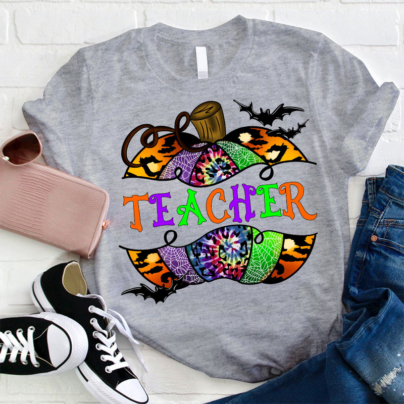Trance Vibes Pumpkin Teacher T-Shirt