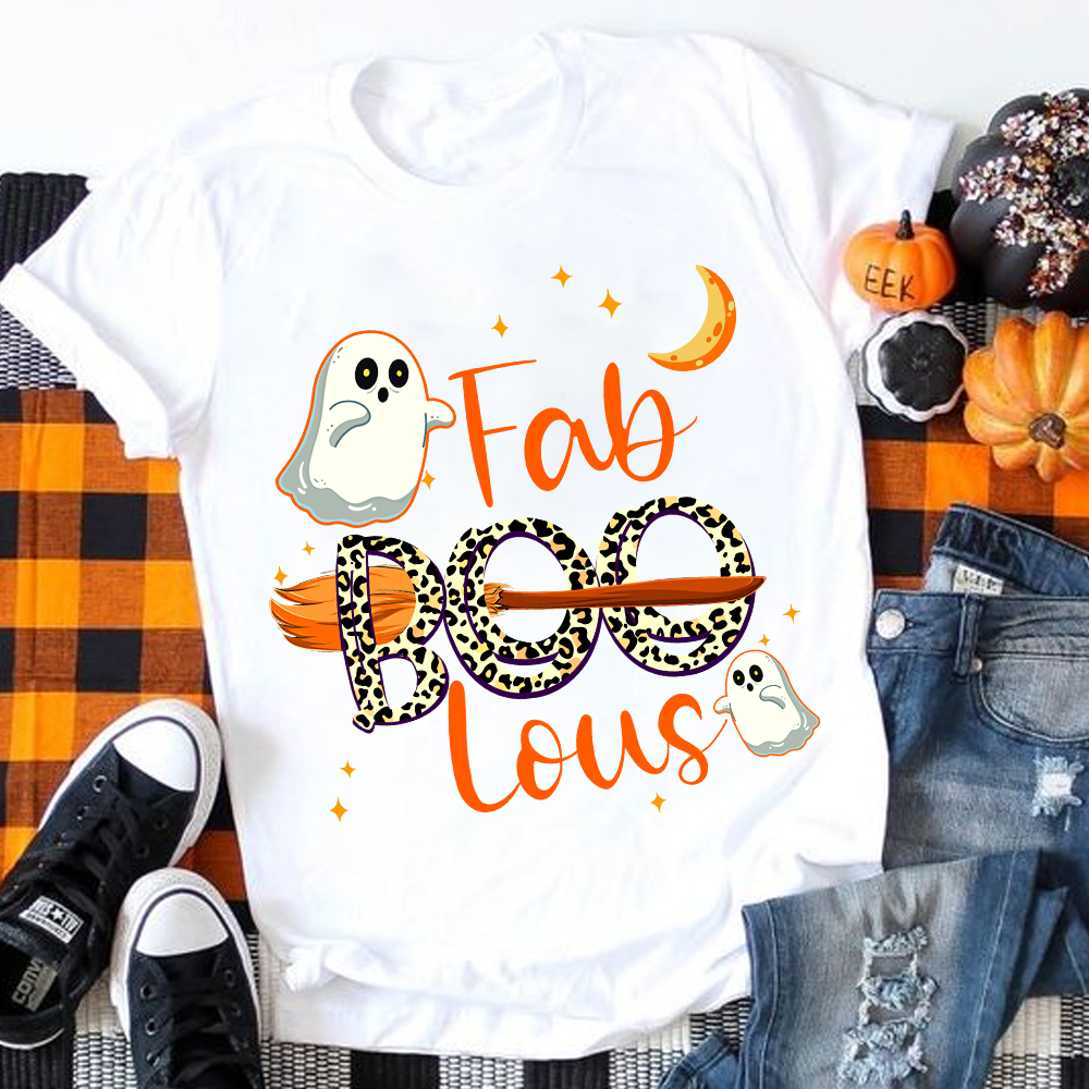 Fabboolous Night With Cute Ghost T-Shirt