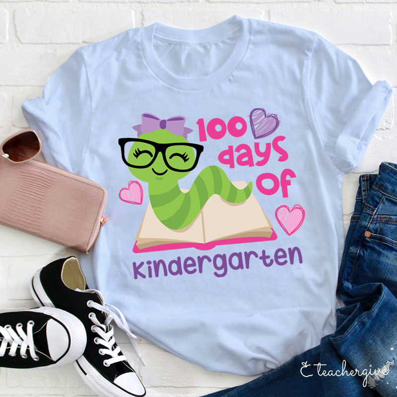 Personlized 100 Days Of Teach Teacher T-Shirt