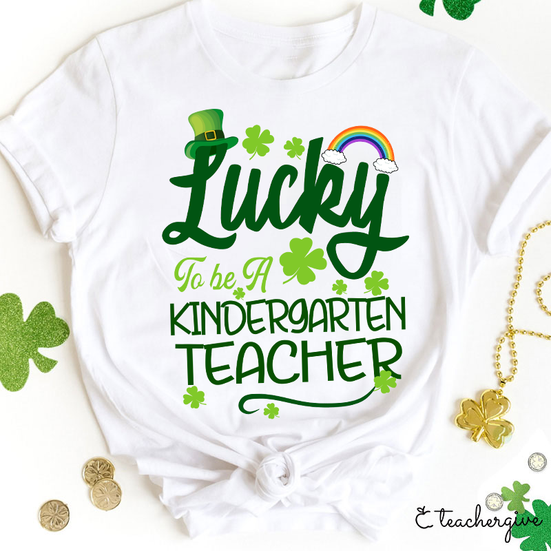 Personalized Lucky To Be A Teacher T-Shirt