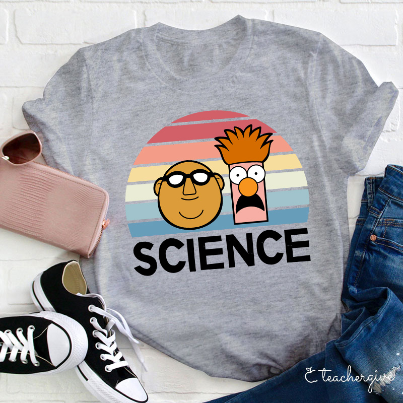 Bunsen And Beaker Science Teacher T-Shirt