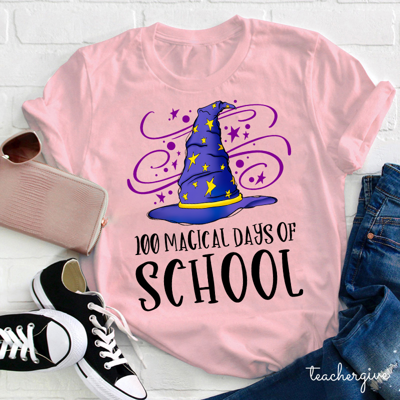 100 Magical Days Of School Teacher T-Shirt