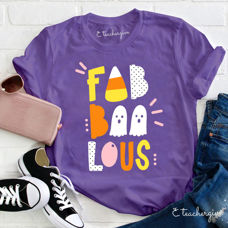 Teachergive Fab Boo Lous Happy Sunny Vibes T-Shirt