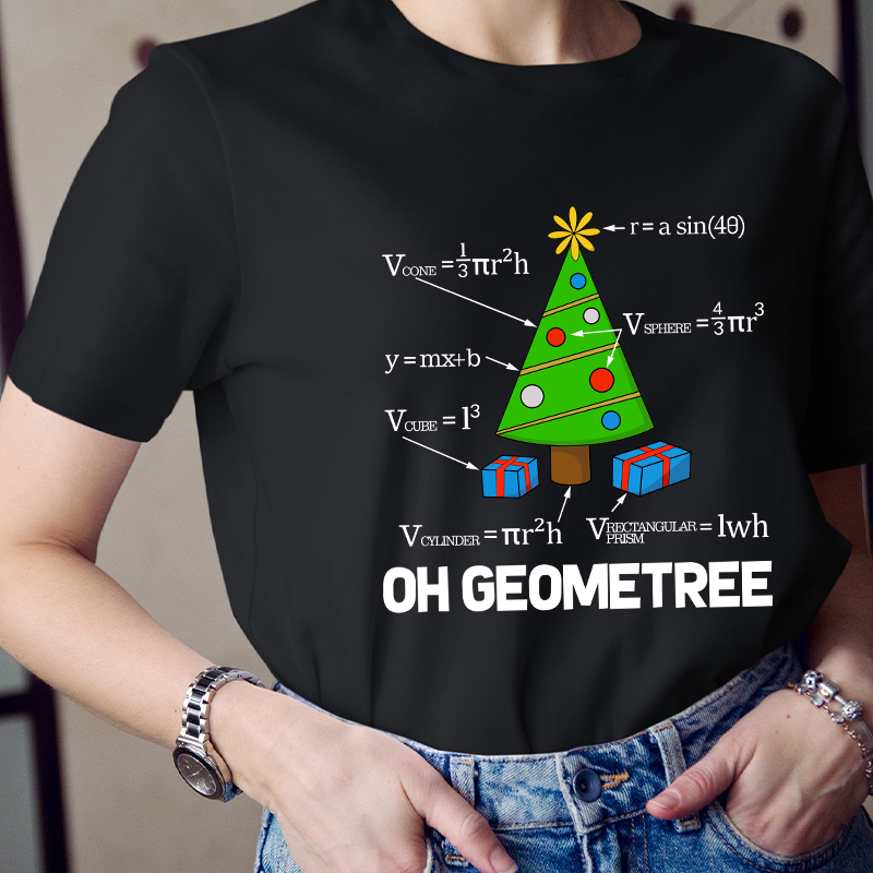 Christmas Oh Geometree T-Shirt