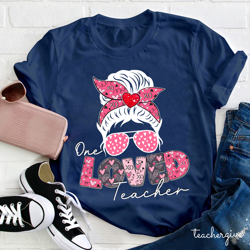 One Loved Teacher Xoxo Teacher T-Shirt