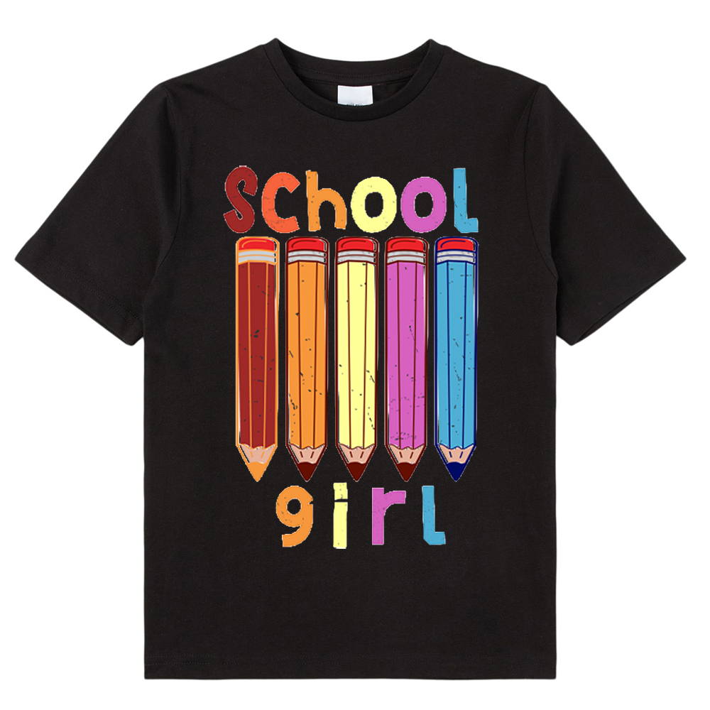School Girl  Kids T-Shirt