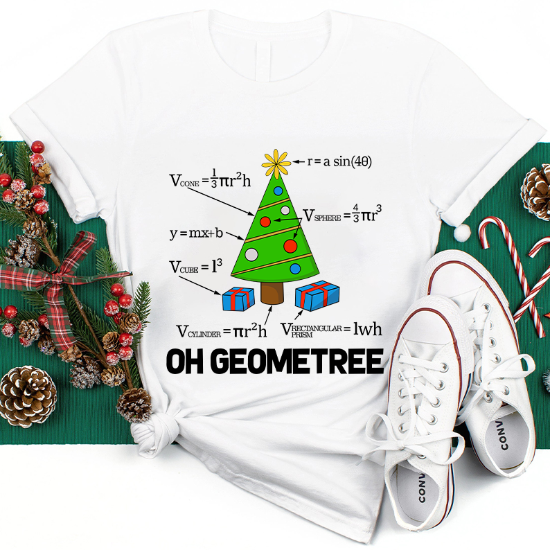 Christmas Oh Geometree T-Shirt