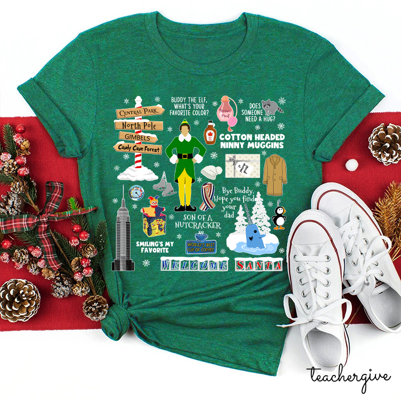 Welcome Santa Teacher T-Shirt