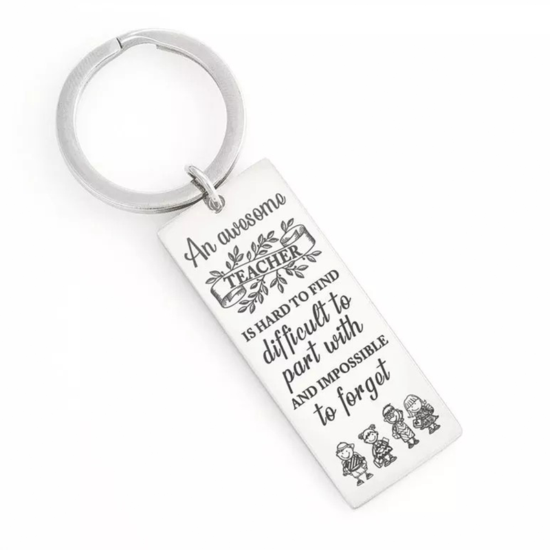 Personalized Teacher Gift Keychain