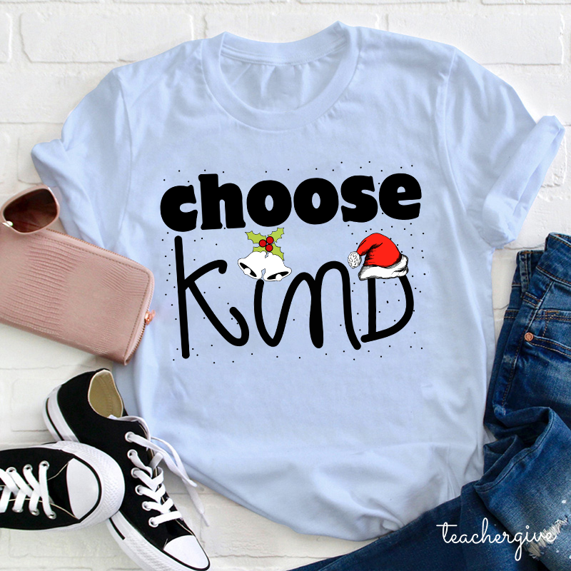 The Kind Santa Claus With A Kind Smile Teacher T-Shirt