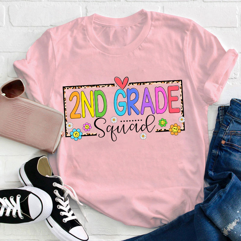 Personalized Grade Squad Teacher T-Shirt