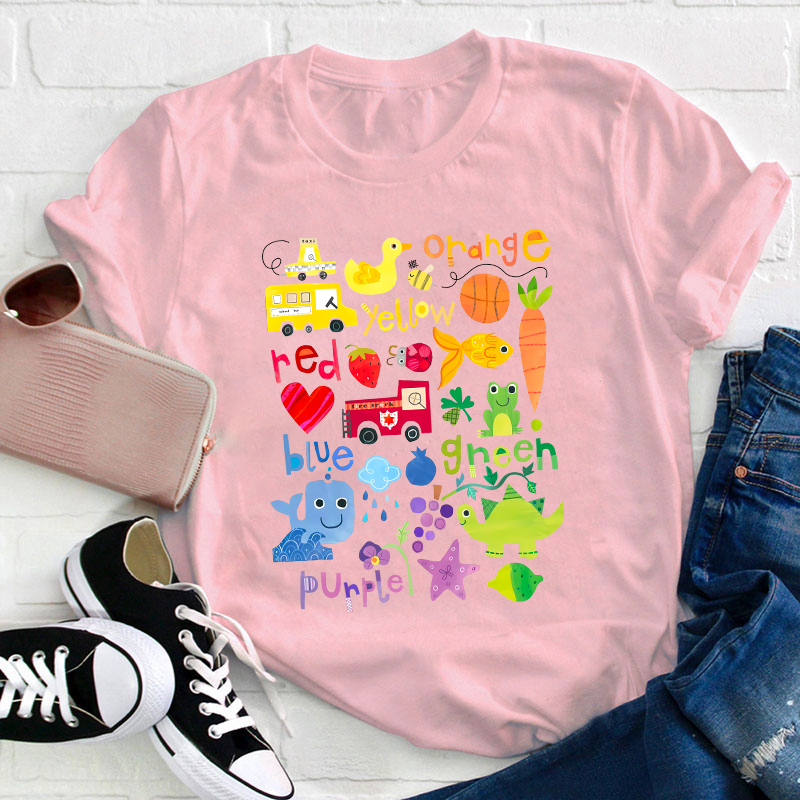 What's Your Favorite Color Teacher T-Shirt