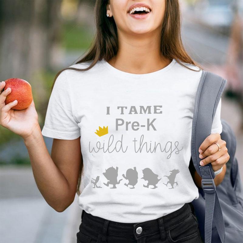 Personalized I Tame Pre-K Wild Things T-Shirt