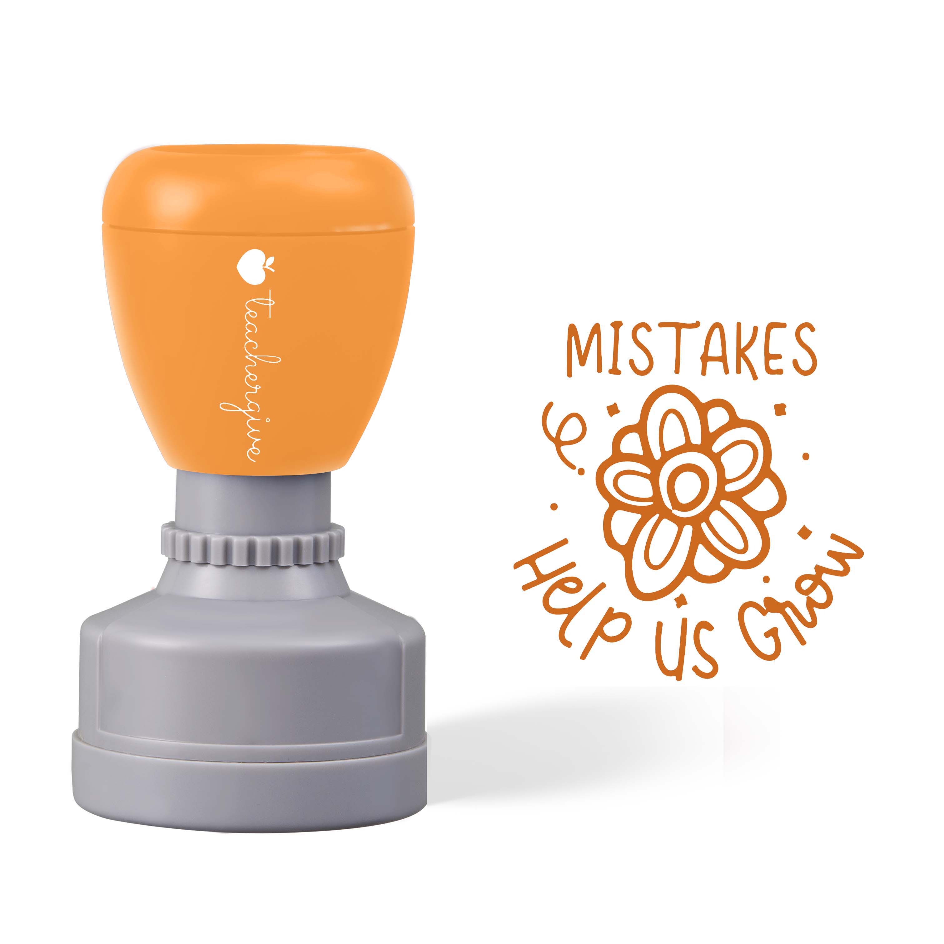 Personalized Mistakes Help Us Grow Stamp