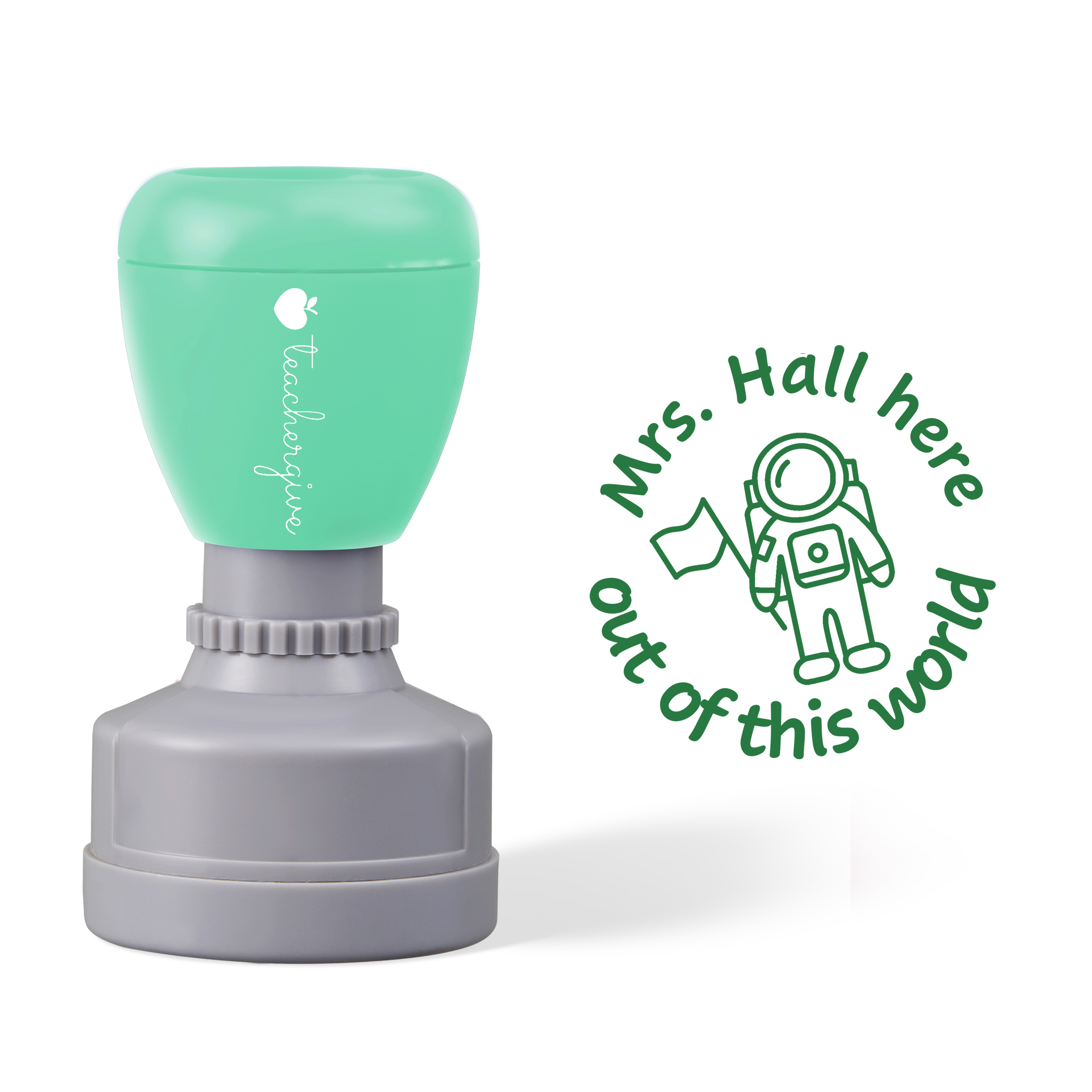 Personalized Spaceman Stamp