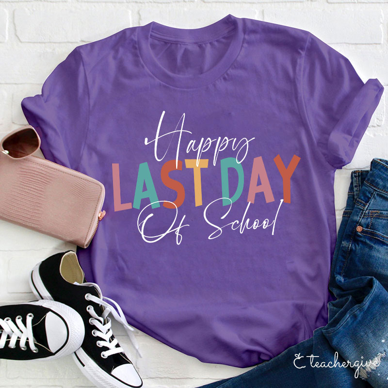 Vintage Happy Last Day of School T-Shirt