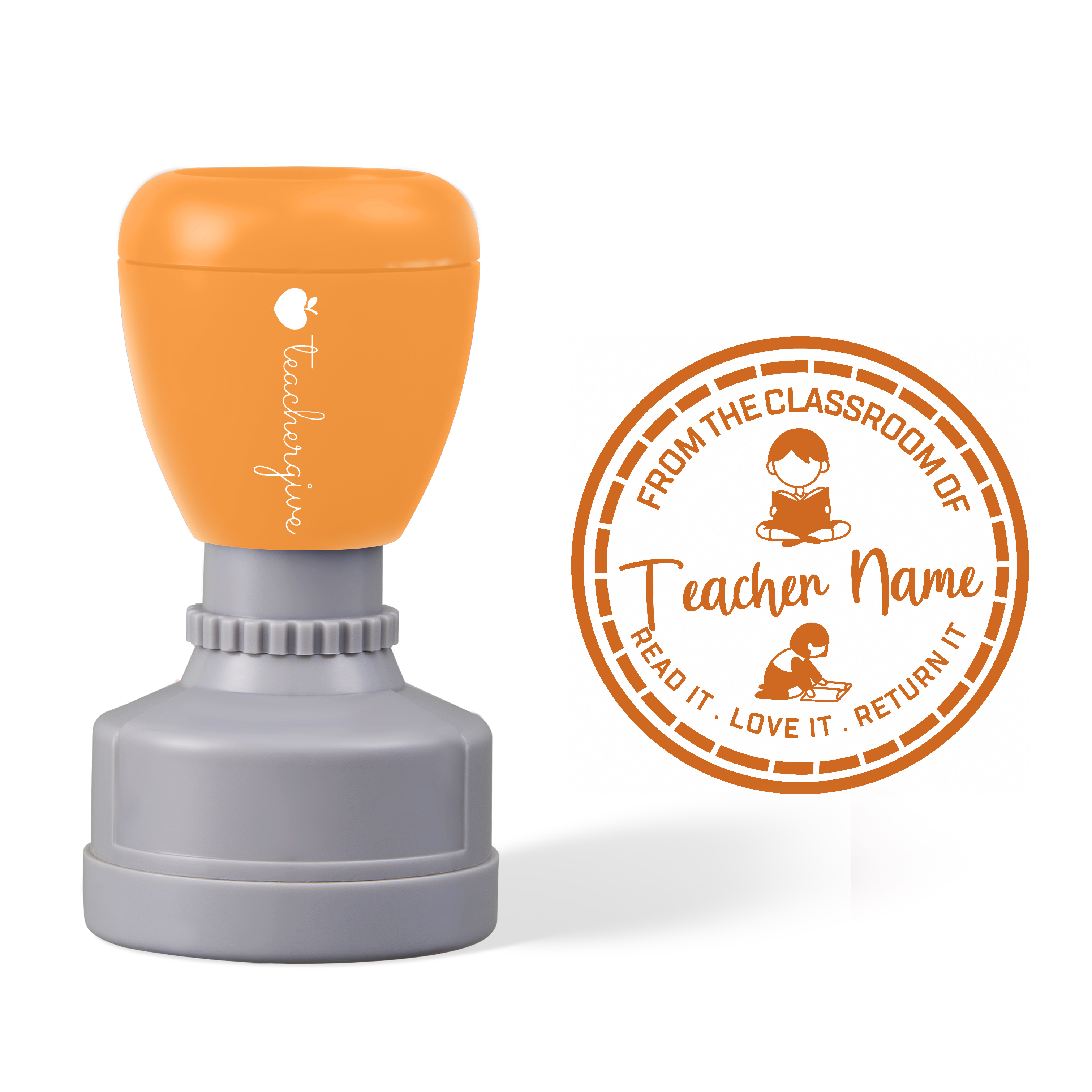 Personalized From The Classroom Reading Stamp