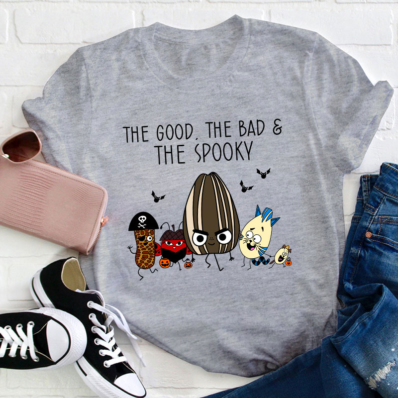 The Good The Bad The Spooky Teacher T-Shirt