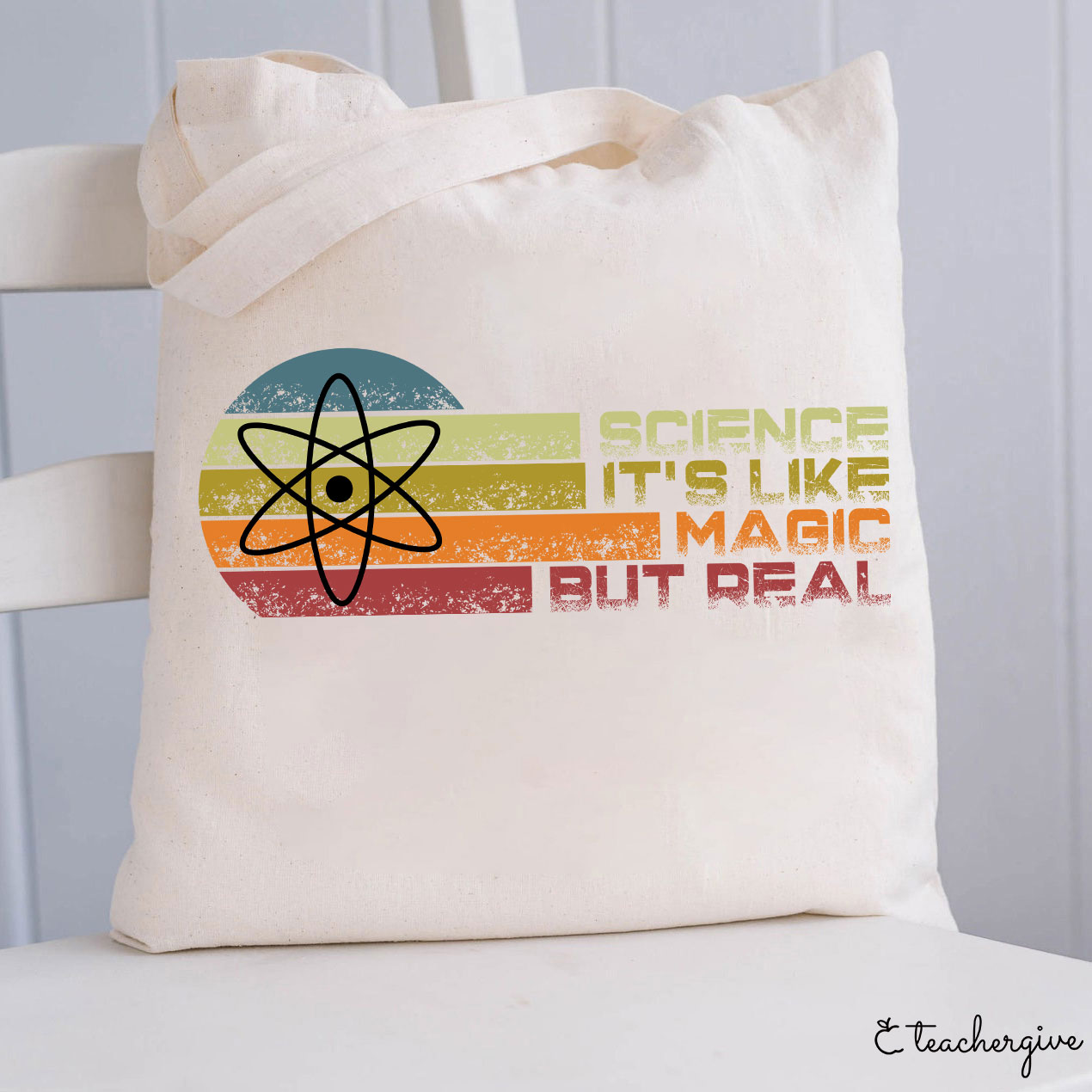Science It's Like Magical But Real Tote Bag-Teachergive