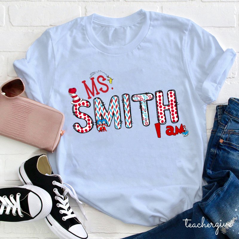 Personalized Hi Teacher T-Shirt