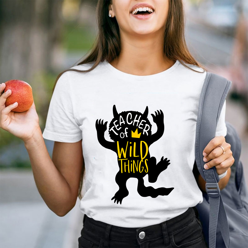 Teacher of Wild Things Teacher T-Shirt