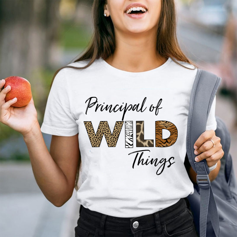Personalized Principal of Wild Things Teacher T-Shirt