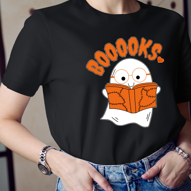 Booooks Cartoon T-Shirt