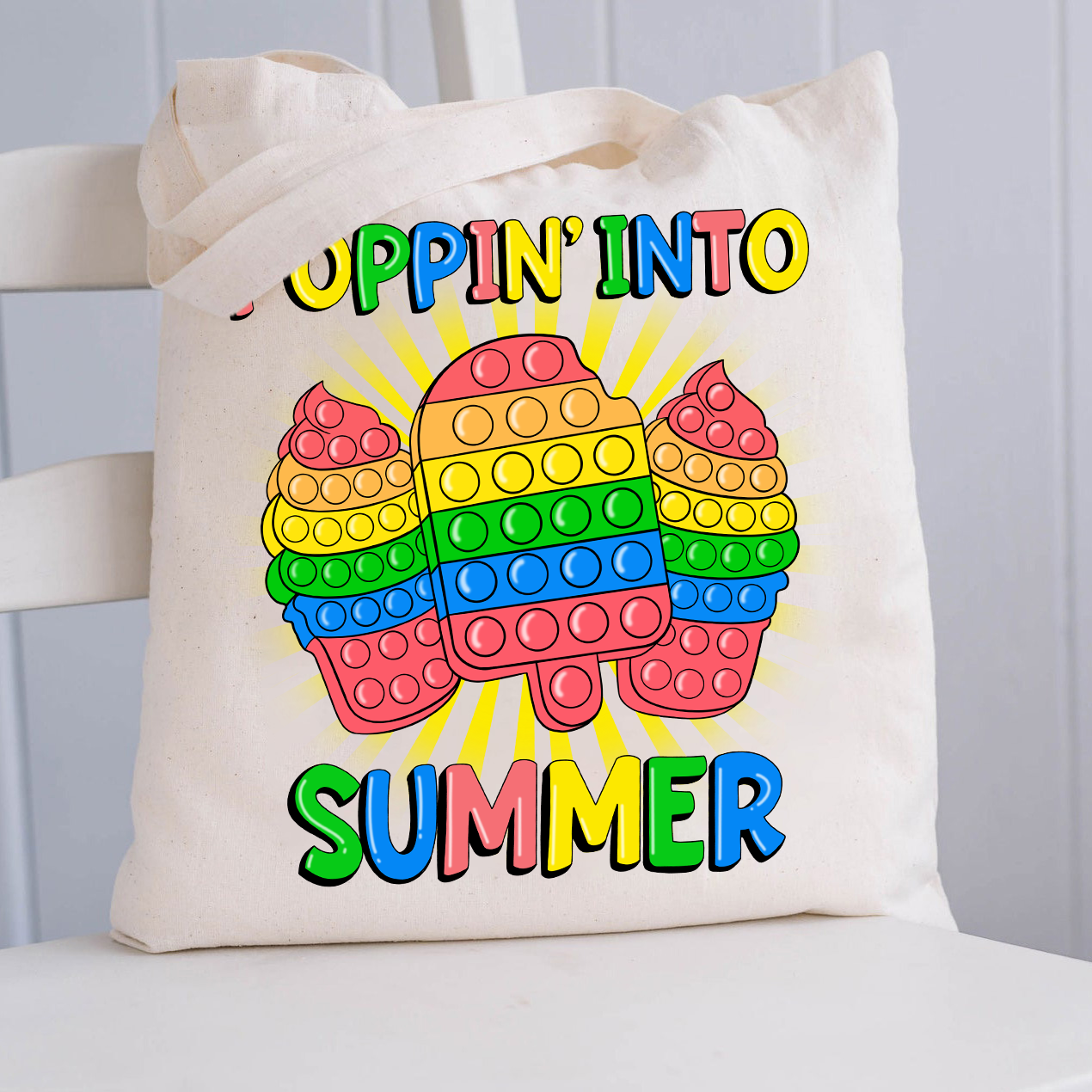 LatestPoppin Into Summer Tote Bag for Sale-Teachersgram