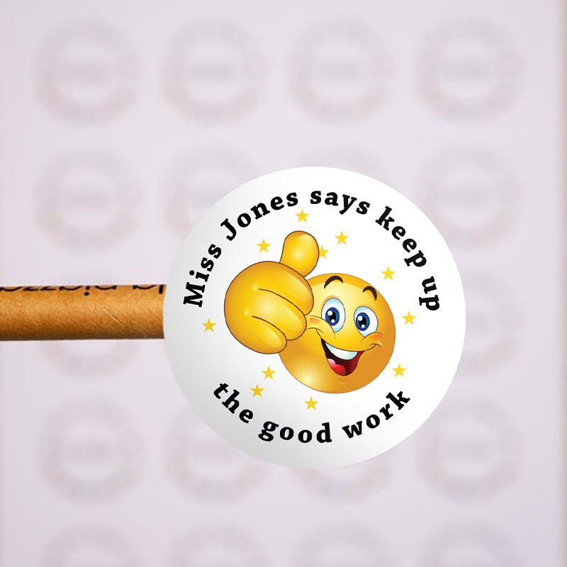 Personalised Teacher Reward Stickers