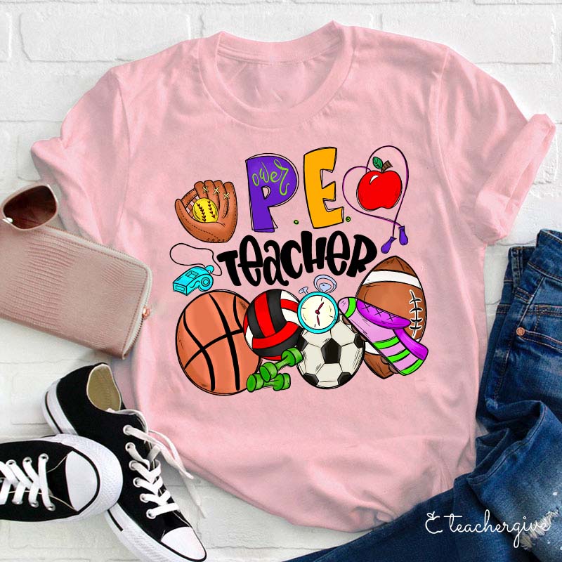 Gym Teacher Open Basketball Football Soccer Teacher T-Shirt