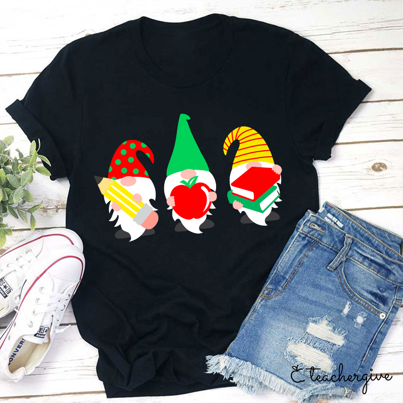 Gnomes Give You Your Equipments Teacher T-Shirt