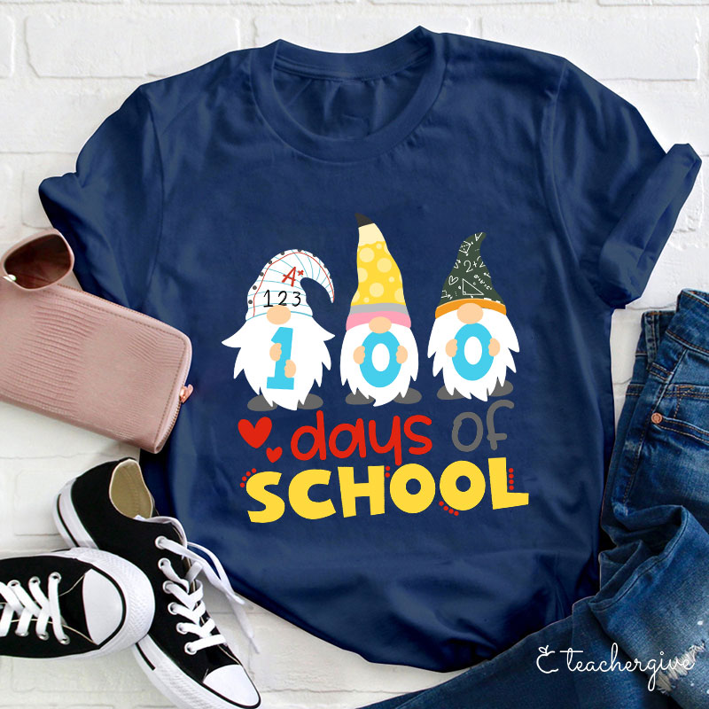 100 Days Of School Teacher T-Shirt