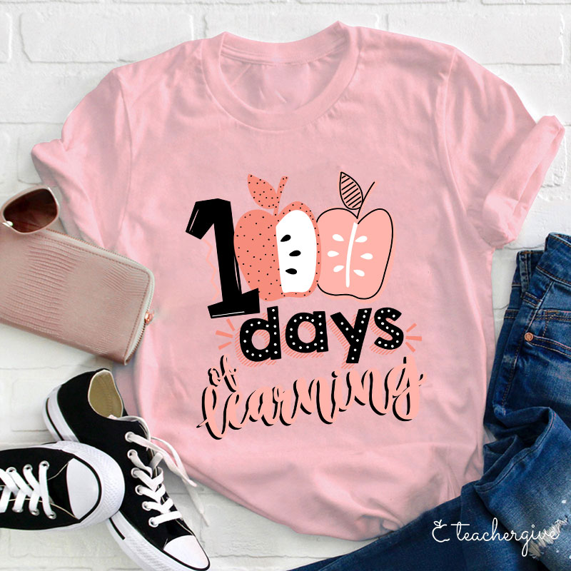 100 Days Of Learning Teacher T-Shirt