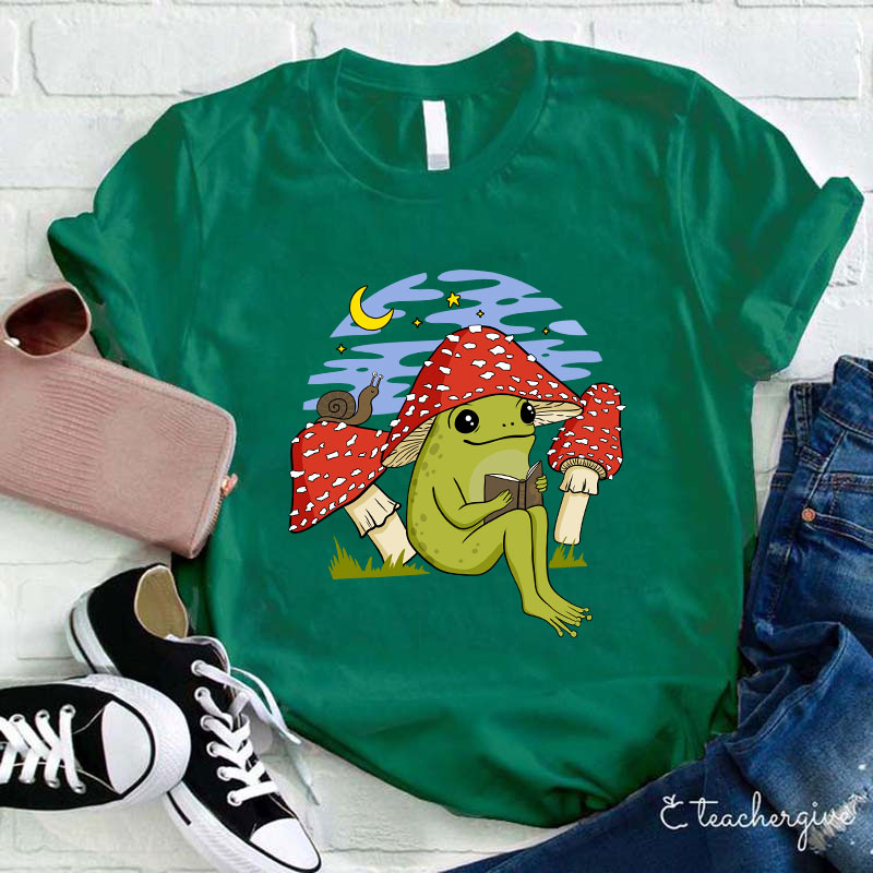 Reading Frog Teacher T-Shirt