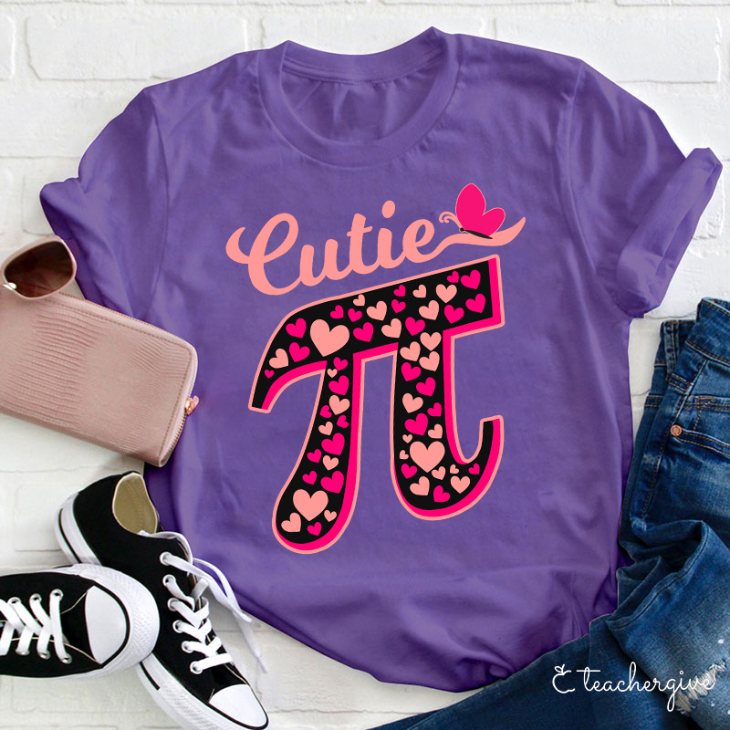 Cutie Pi The Number Math Teacher T-Shirt