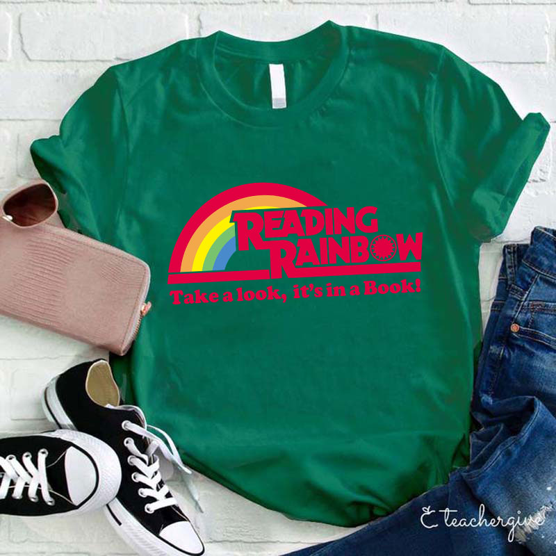 Take A Look It's In A Book Teacher T-Shirt