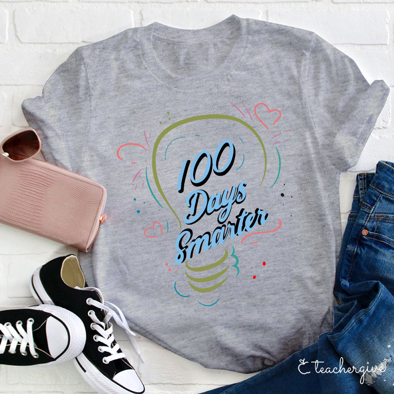 100 Days Smarter Teacher T-Shirt