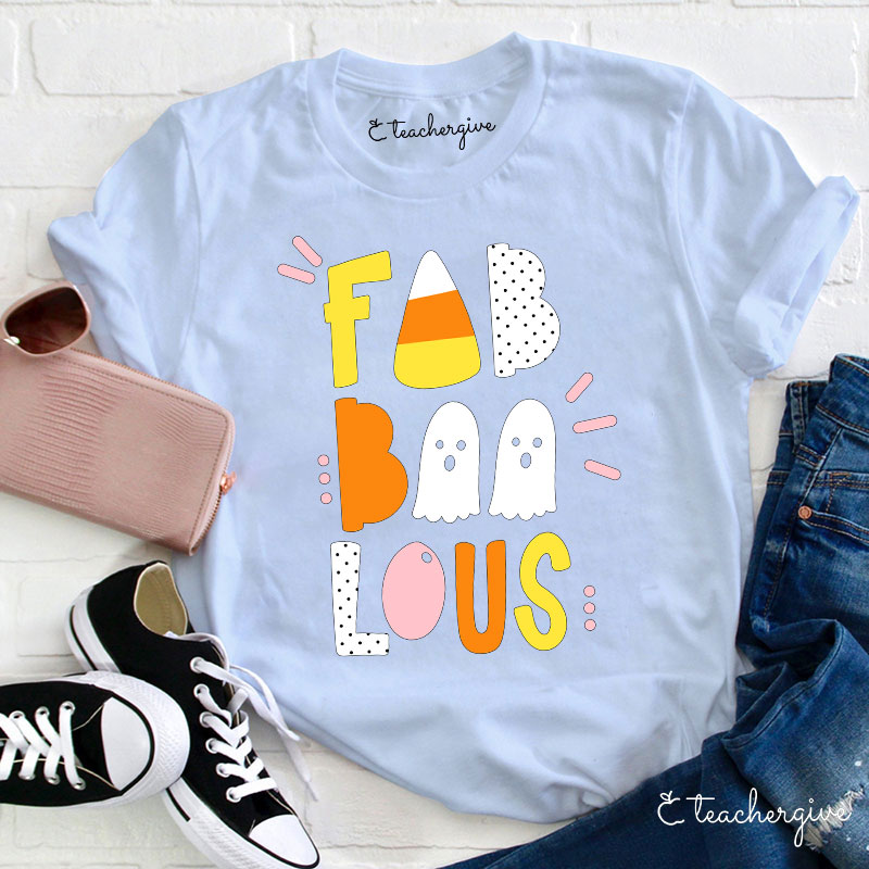 Teachergive Fab Boo Lous Happy Sunny Vibes T-Shirt