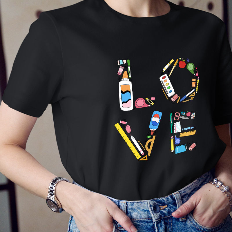 Stationery Love Teacher T-Shirt