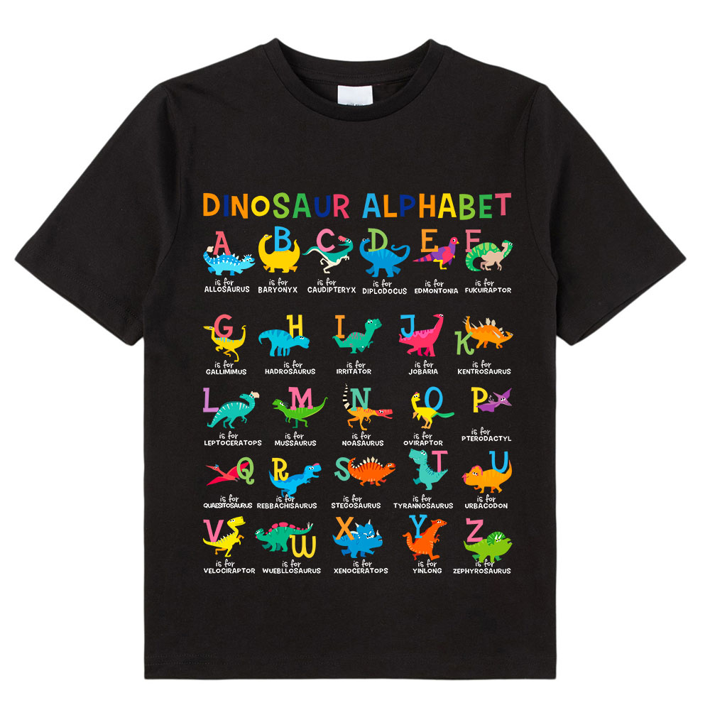 Dinosaur Alphabet Kids T-Shirt