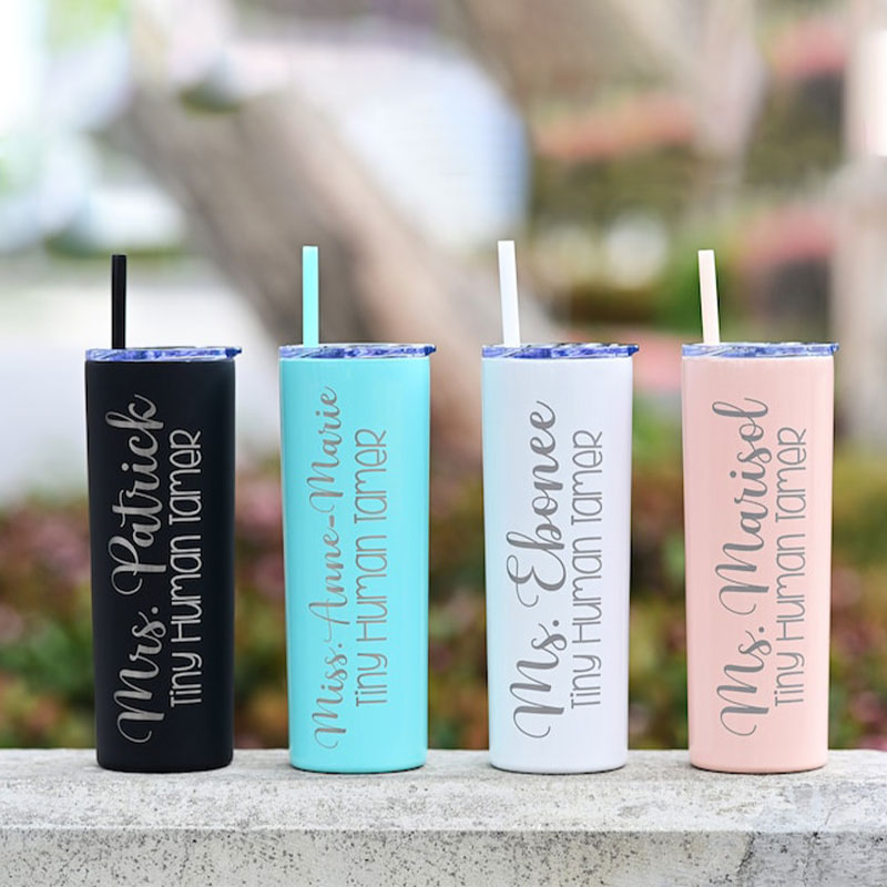 Teacher Custom Tumbler Name Tag 30 or 40 oz - Pencil Design Name Toppe –  TrueLove Designs Shop