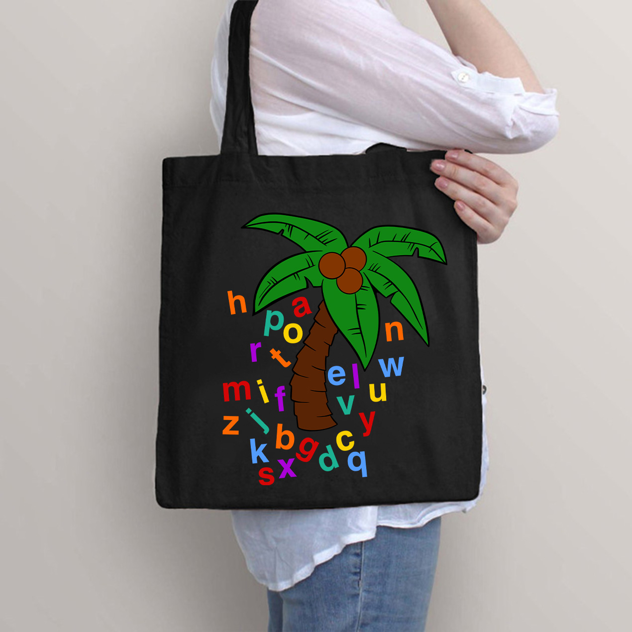 Chicka Chicka Boom Boom Tree Teacher Tote Bag
