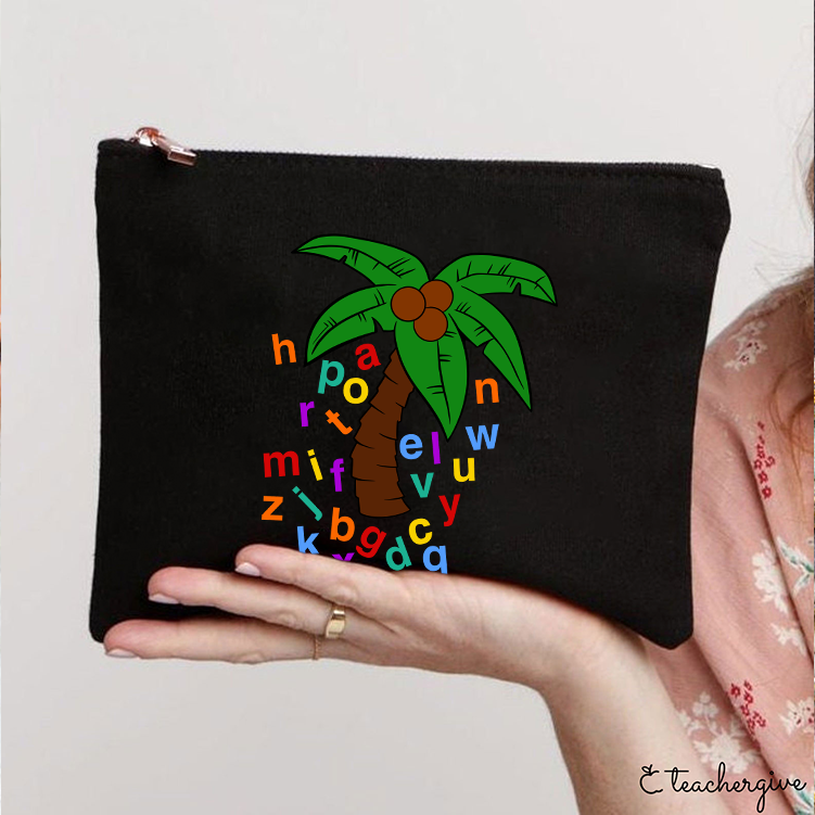 Chicka Chicka Boom Boom Tree Teacher Makeup Bag