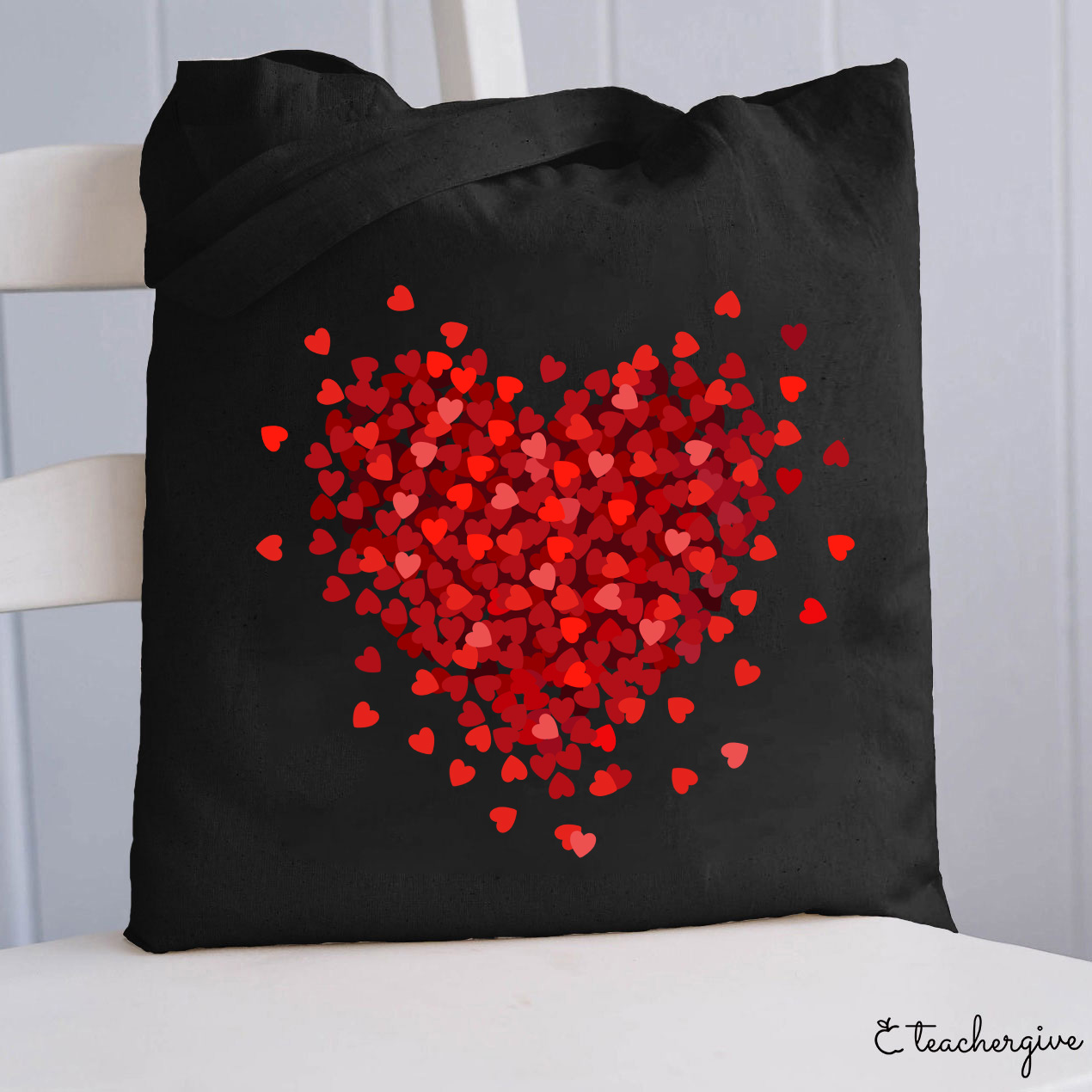 Let Love Fill Your Heart Teacher Tote Bag