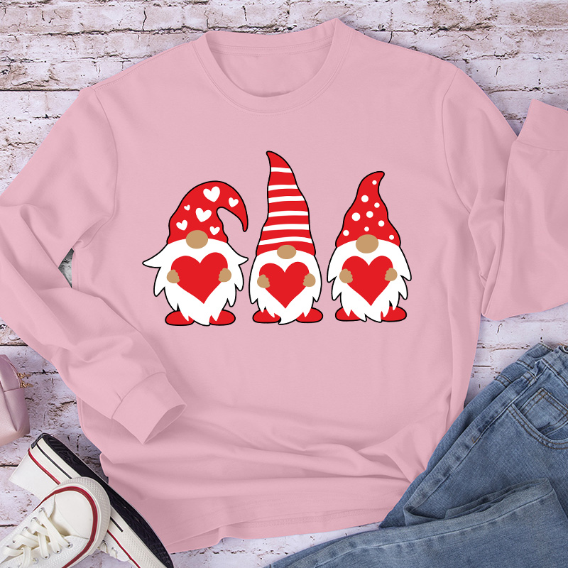 Three Love Gnomes Teacher Long Sleeve T-Shirt
