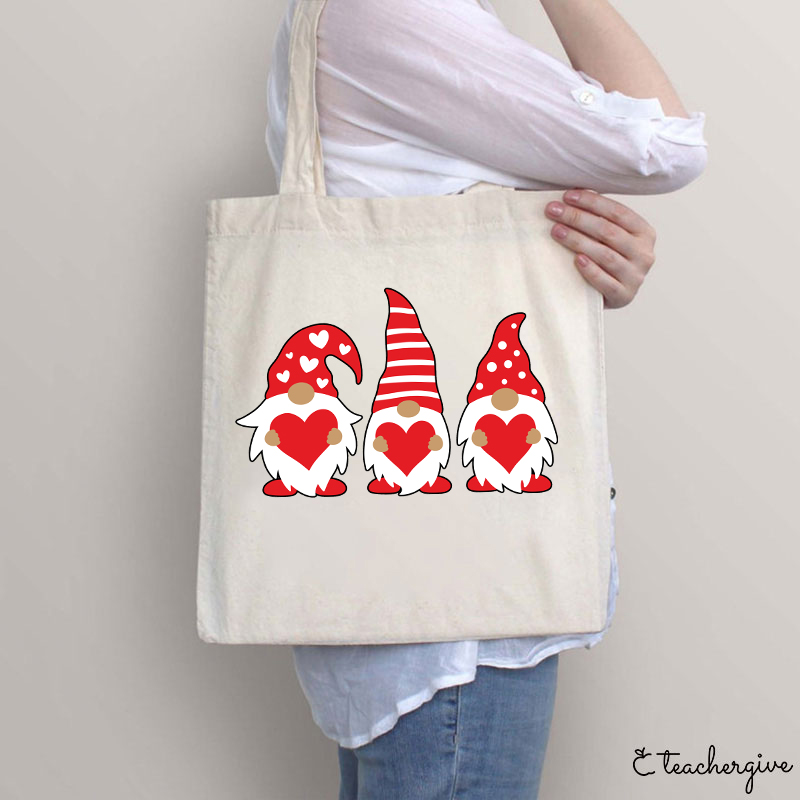 Three Love Gnomes Teacher Tote Bag