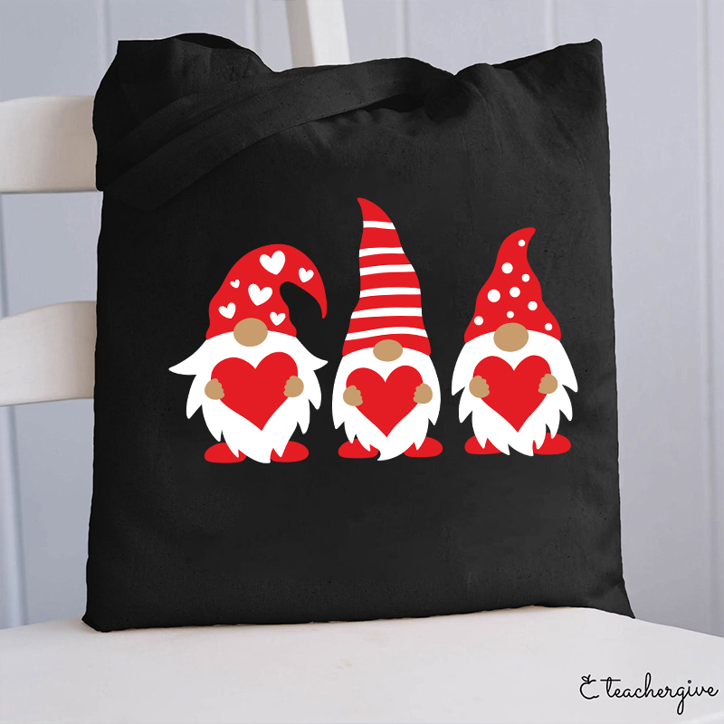 Three Love Gnomes Teacher Tote Bag