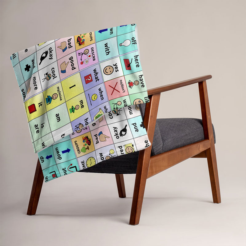 Tell Me About It Teacher Blanket