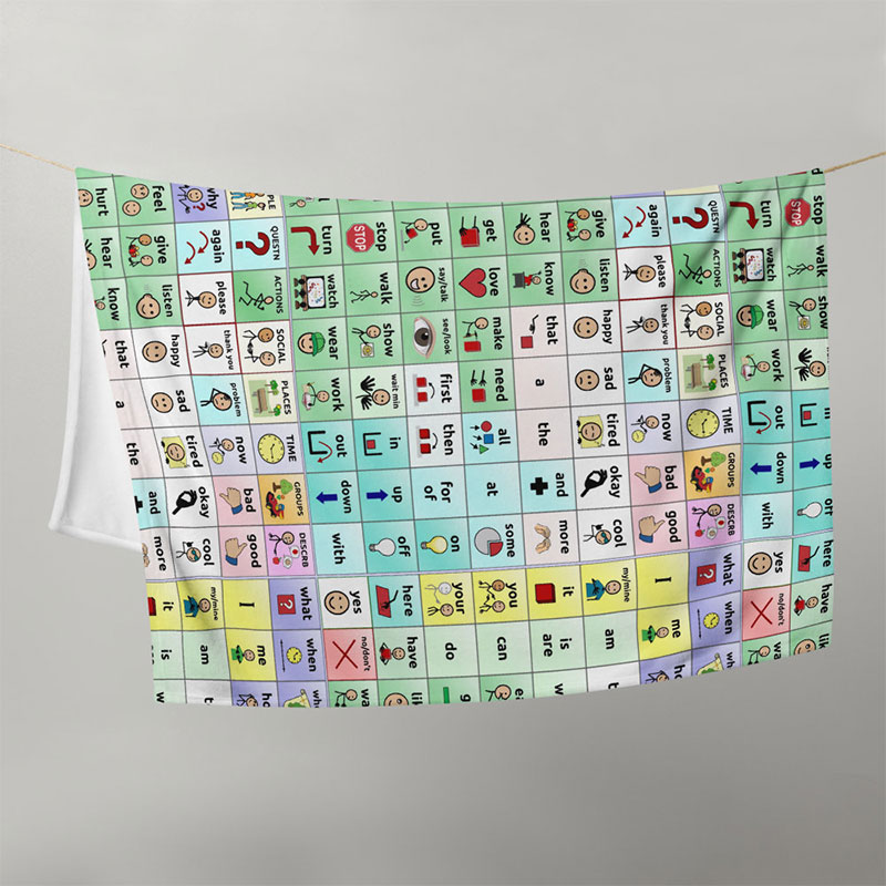 Tell Me About It Teacher Blanket